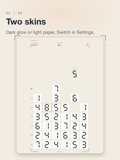 The board in the light Paper skin