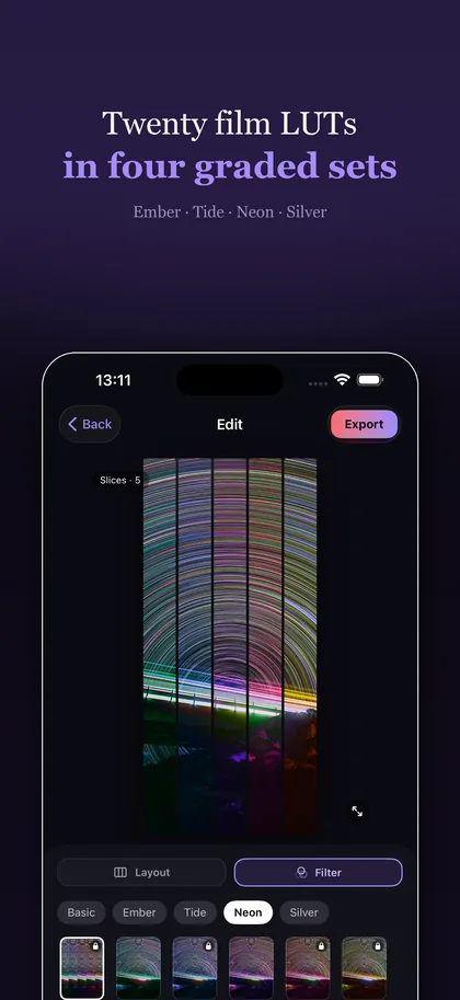The Neon set: a full spectrum across the strips